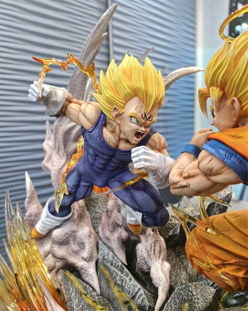 孫悟空VSベジータ　ドラゴンボール　フィギュア　ガレージキット