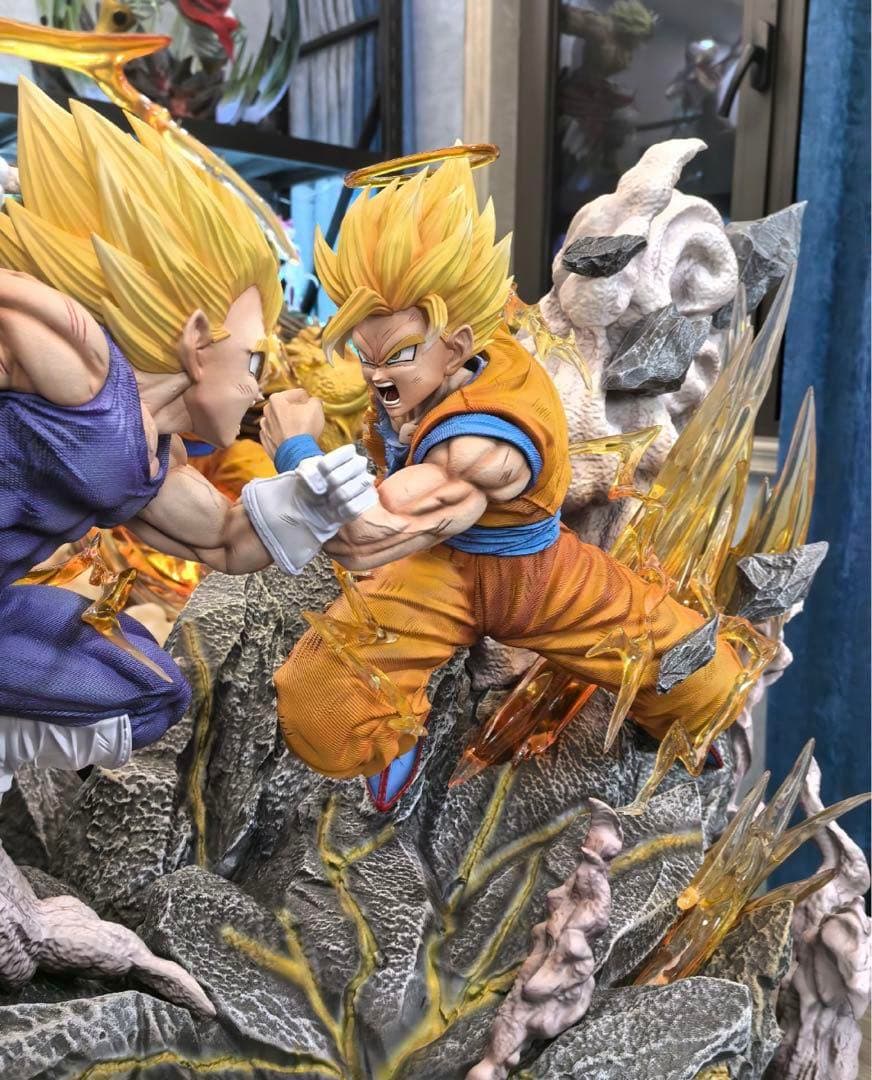 孫悟空VSベジータ　ドラゴンボール　フィギュア　ガレージキット