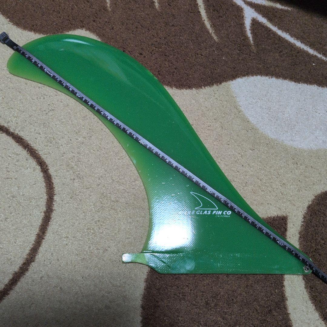 FIBRE GLAS FIN CO サーフボードフィン 緑　特大サイズ