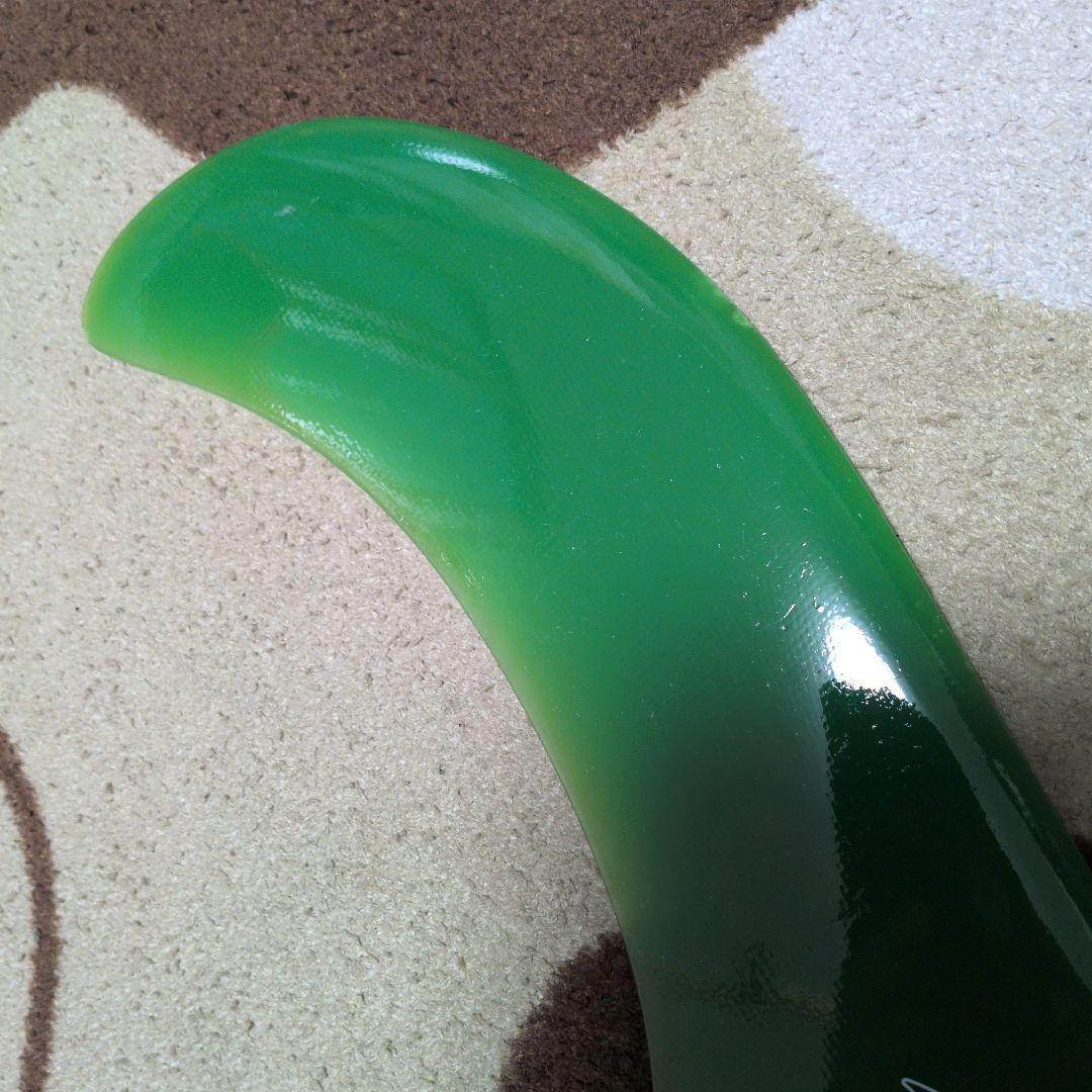 FIBRE GLAS FIN CO サーフボードフィン 緑　特大サイズ