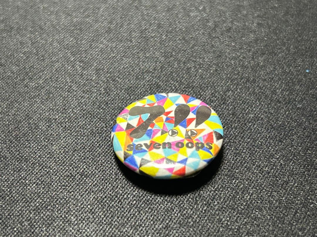 【本人直筆】7!! seven oops 初期4人 サイン 缶バッジセット