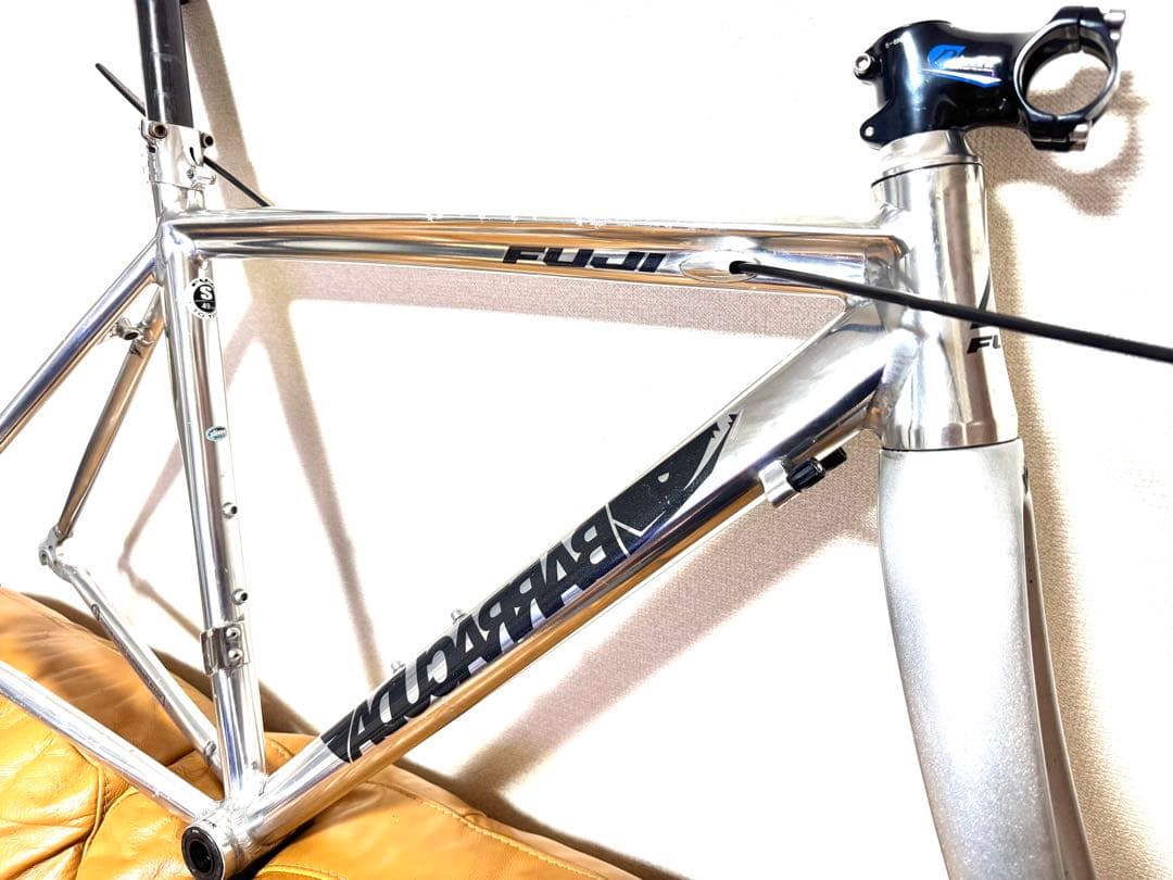 【希少】FUJI BARRACUDA ハイポリッシュ ロードバイクフレーム