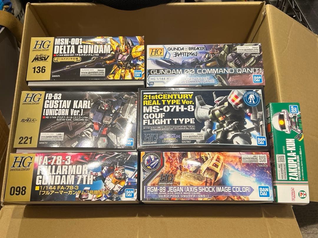 ガンプラまとめ売り　7個