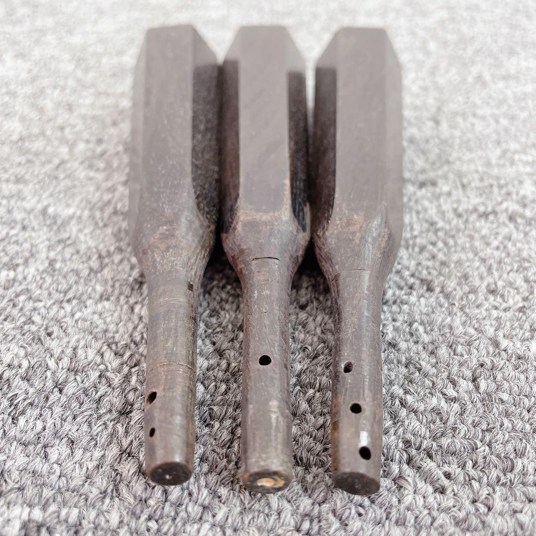 三味線 太糸巻き 黒檀 糸巻き 中棹用 和楽器