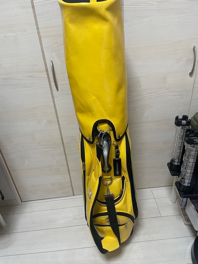 TOUR B イエロー　エナメル　 キャディバッグ