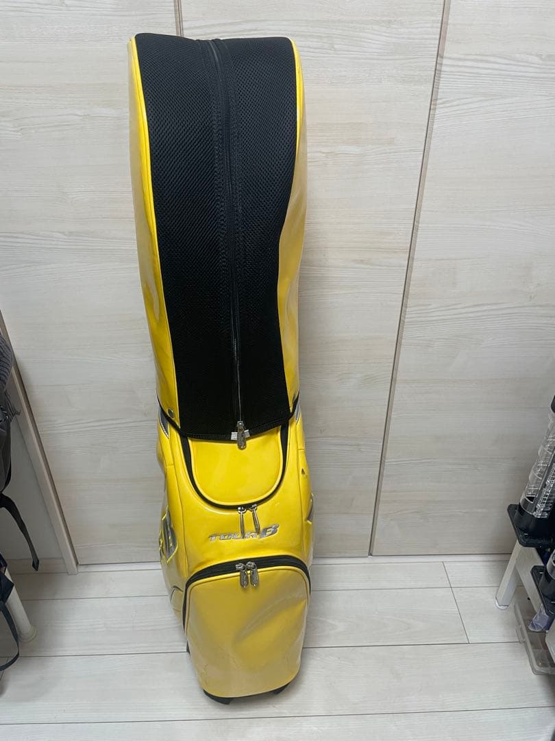 TOUR B イエロー　エナメル　 キャディバッグ