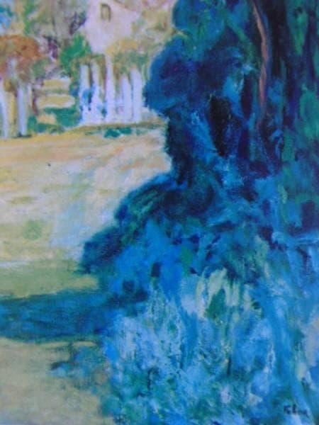 フェール、森の小道、高級希少画集画、版上サイン入 新品額付