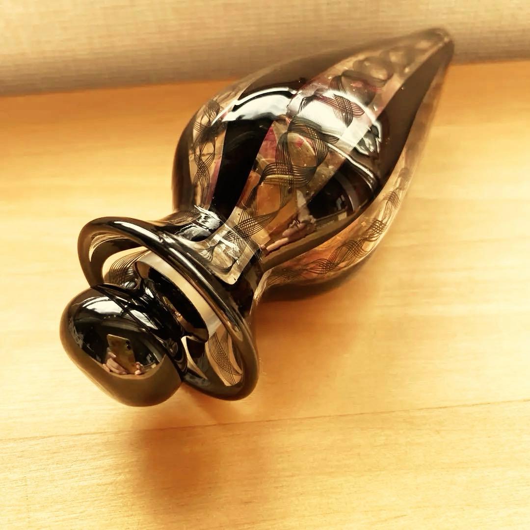 keinoglassティアキャッチャー　ドライフラワー入り