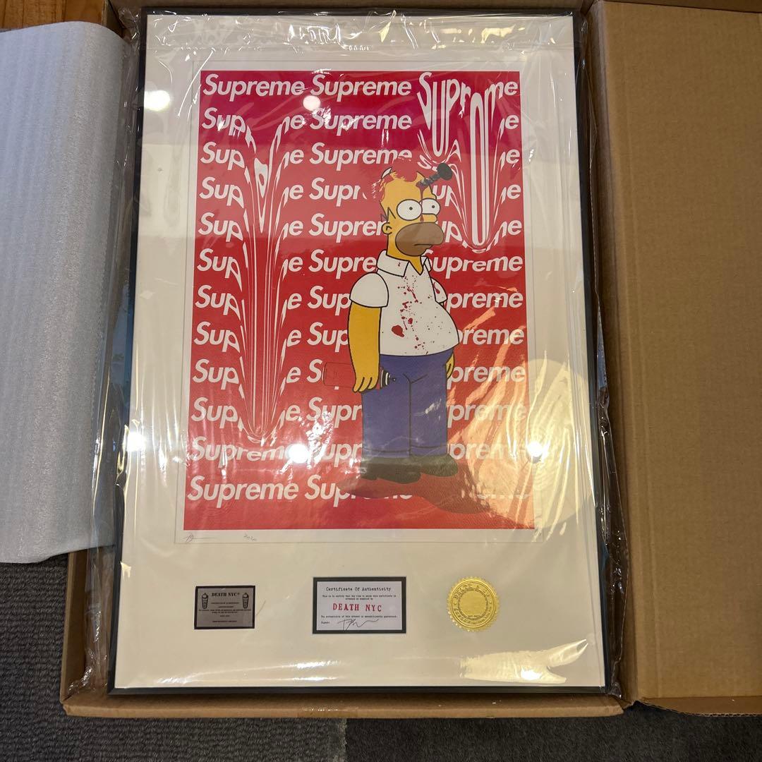 DEATH NYC アート　額装済み