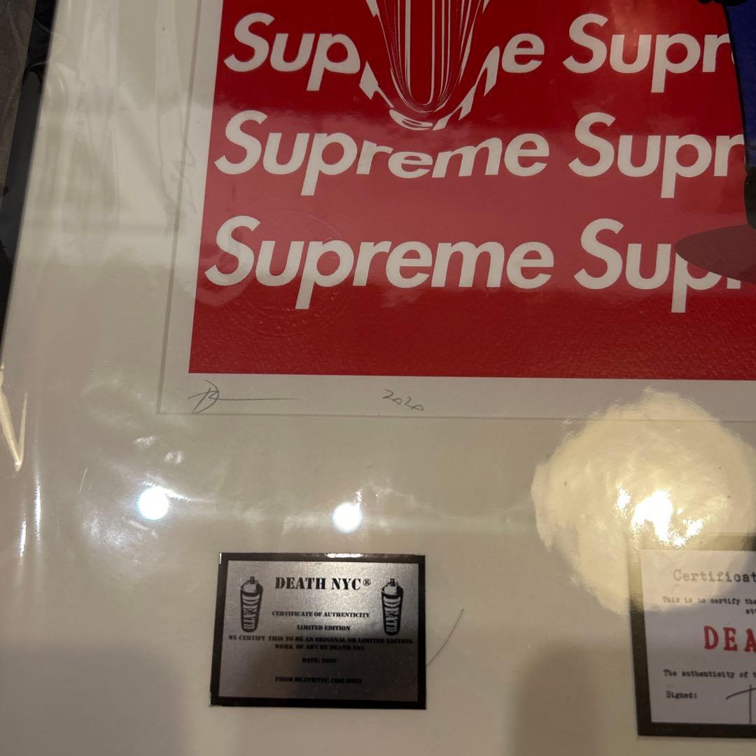 DEATH NYC アート　額装済み