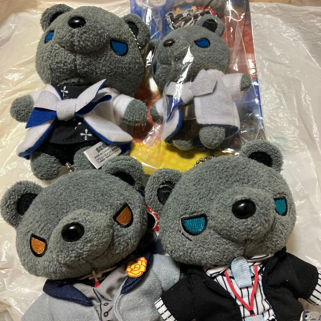 SEGA セガ　ヒプノシスマイク　くま・ぐるみ　ぷちぬいぐるみ4体セット