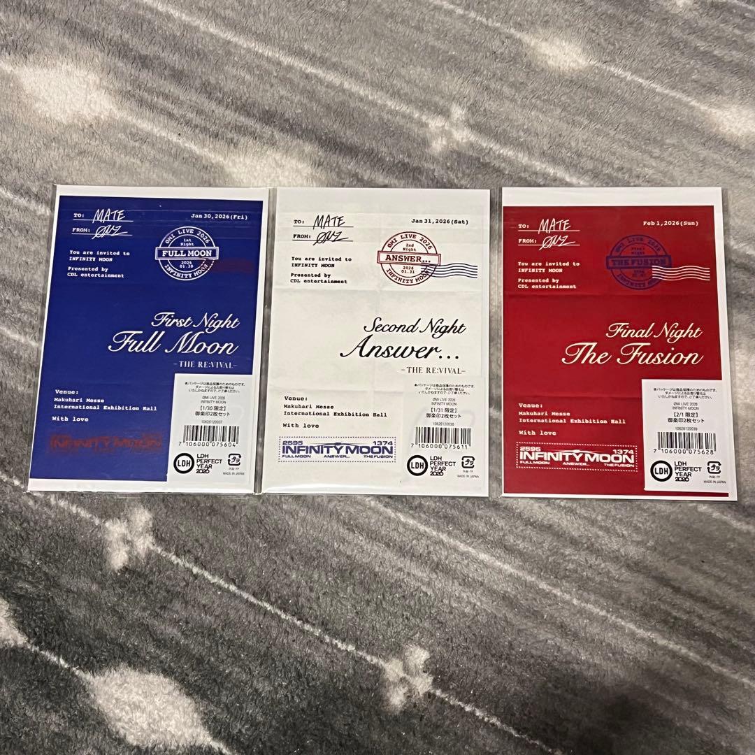 ØMI INFINITY MOON 御楽印　バッグチャーム　セット