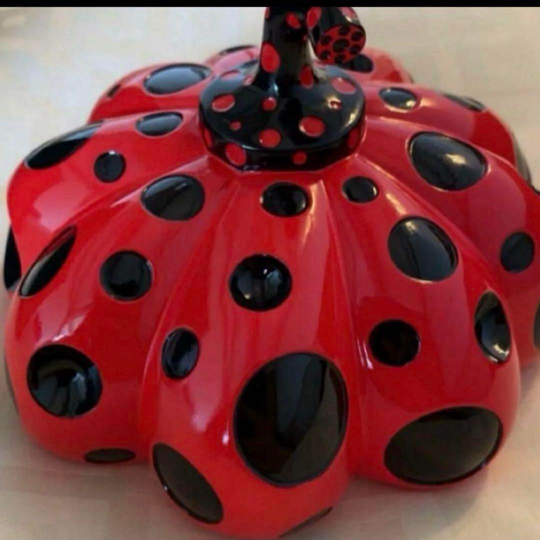 新品 草間彌生 かぼちゃ 直島　限定　オブジェ　レッド　赤　パンプキン