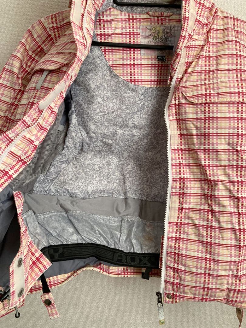 ROXY/ロキシー スキー スノーボード ウエア M ピンク チェック