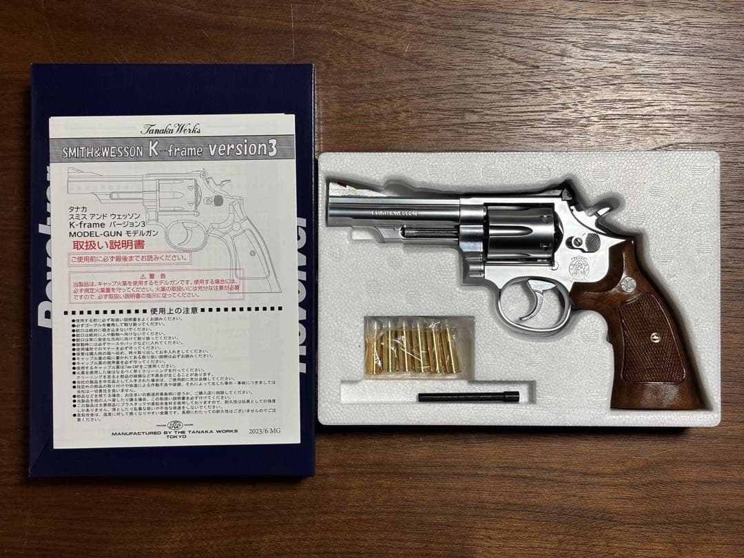 【使用１ヶ月未満・未発火】タナカ モデルガン S&W M66 4インチVer.3