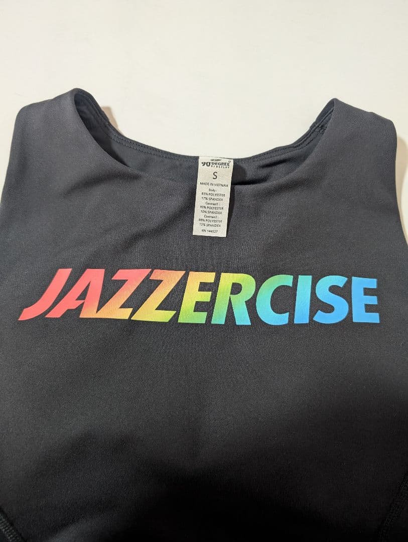 JAZZERCISE レインボーハイウエスト上下セット