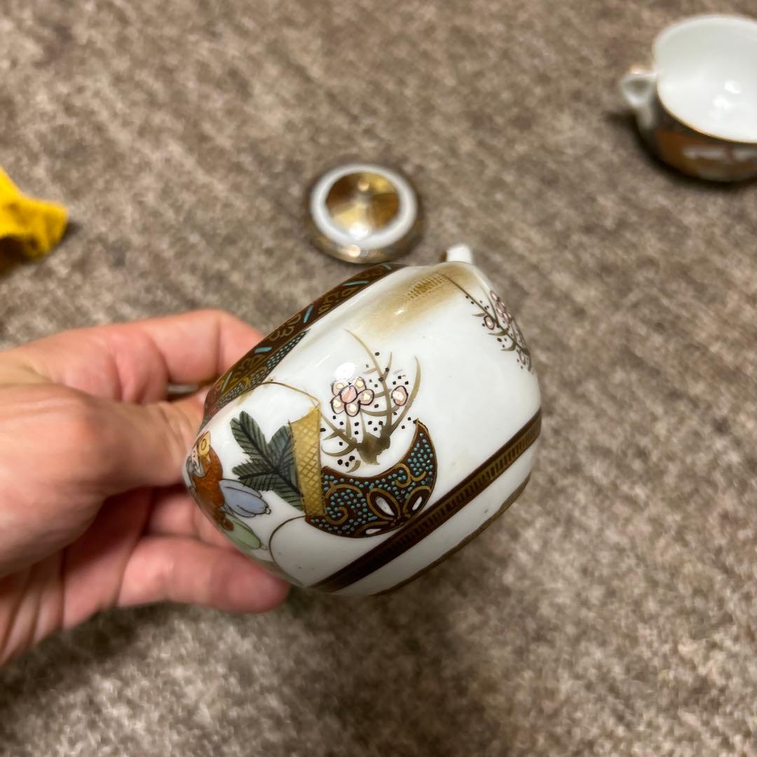 ⑥古九谷焼　茶器セット