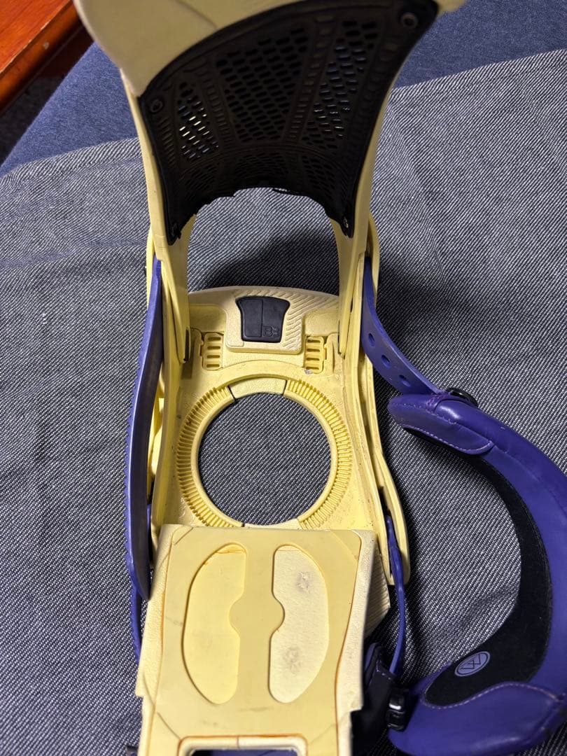 【BURTON 】ビンディング 紫/黄色 Sサイズ 値段交渉OK!!
