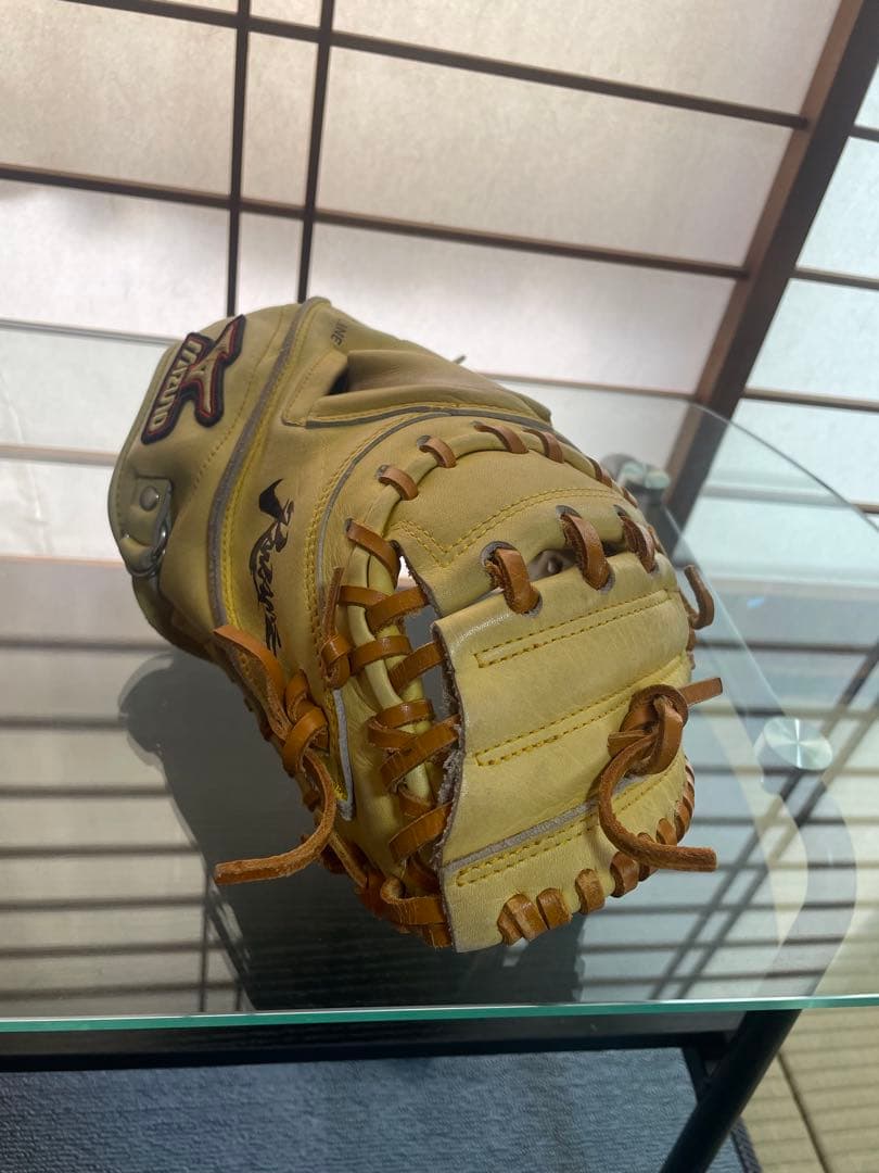 Mizuno 軟式キャッチャーミット　イエロー