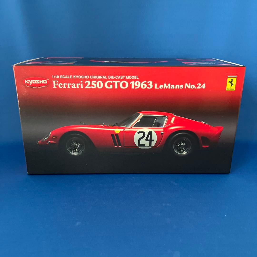 京商　1/18 フェラーリ 250 GTO 1963 ルマン #24