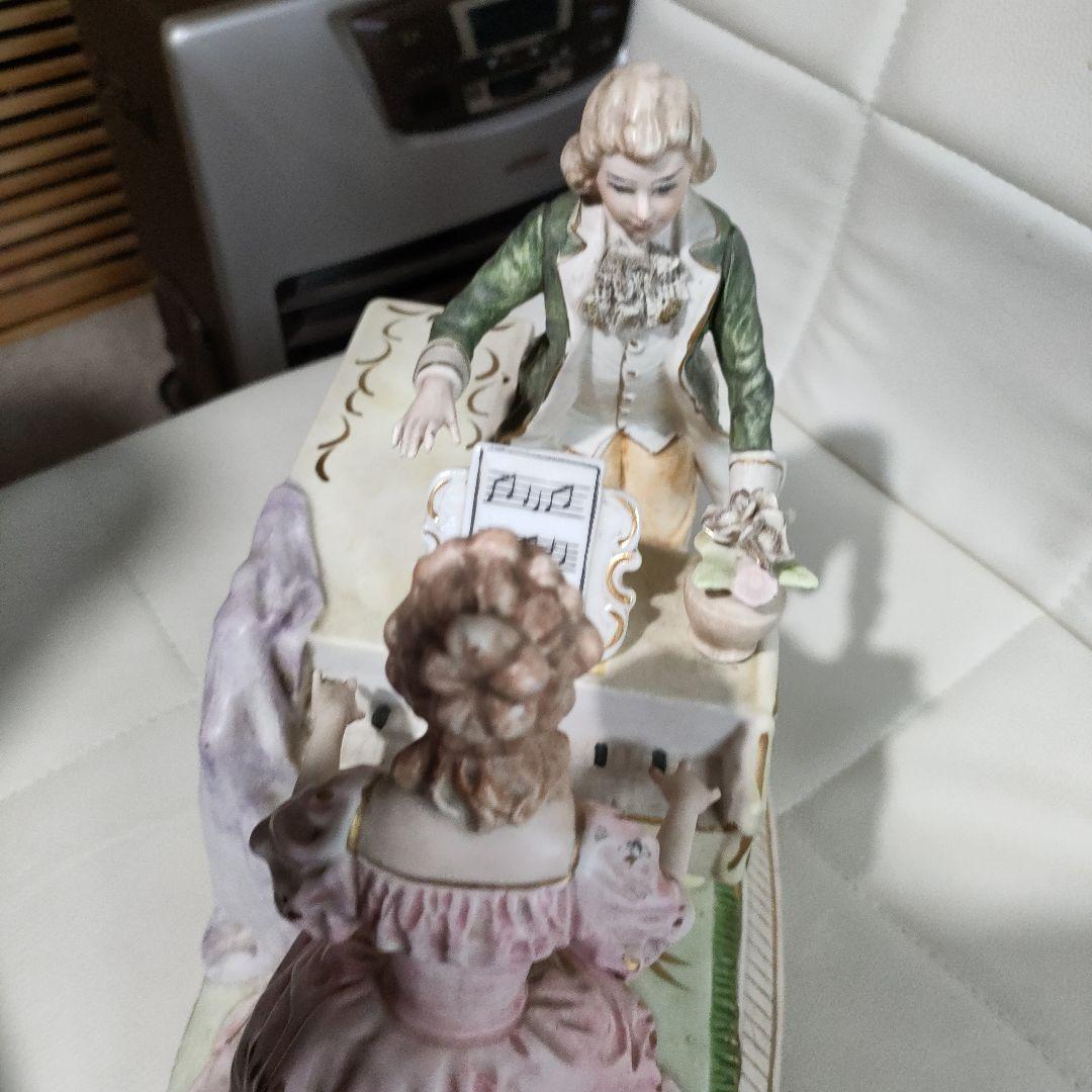 よ*よ様 ビクトリアン風 陶器 音楽 フィギュア