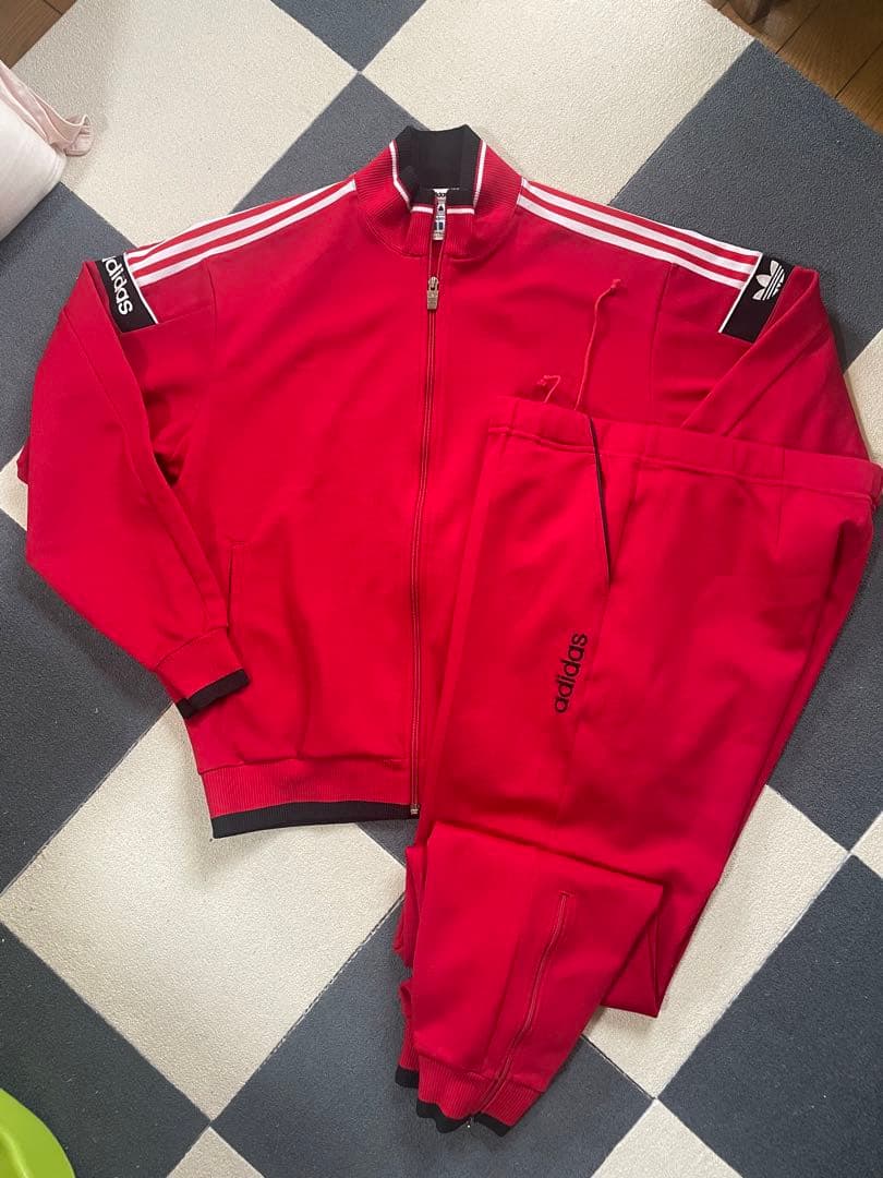 ★デサント製 80's adidasアディダス ヴィンテージジャージ上下