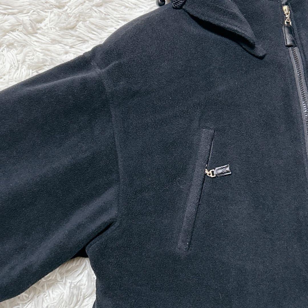 【2229】✨美品✨ フリースジャケット　ゴルフモチーフ　ロング　ポケット多数