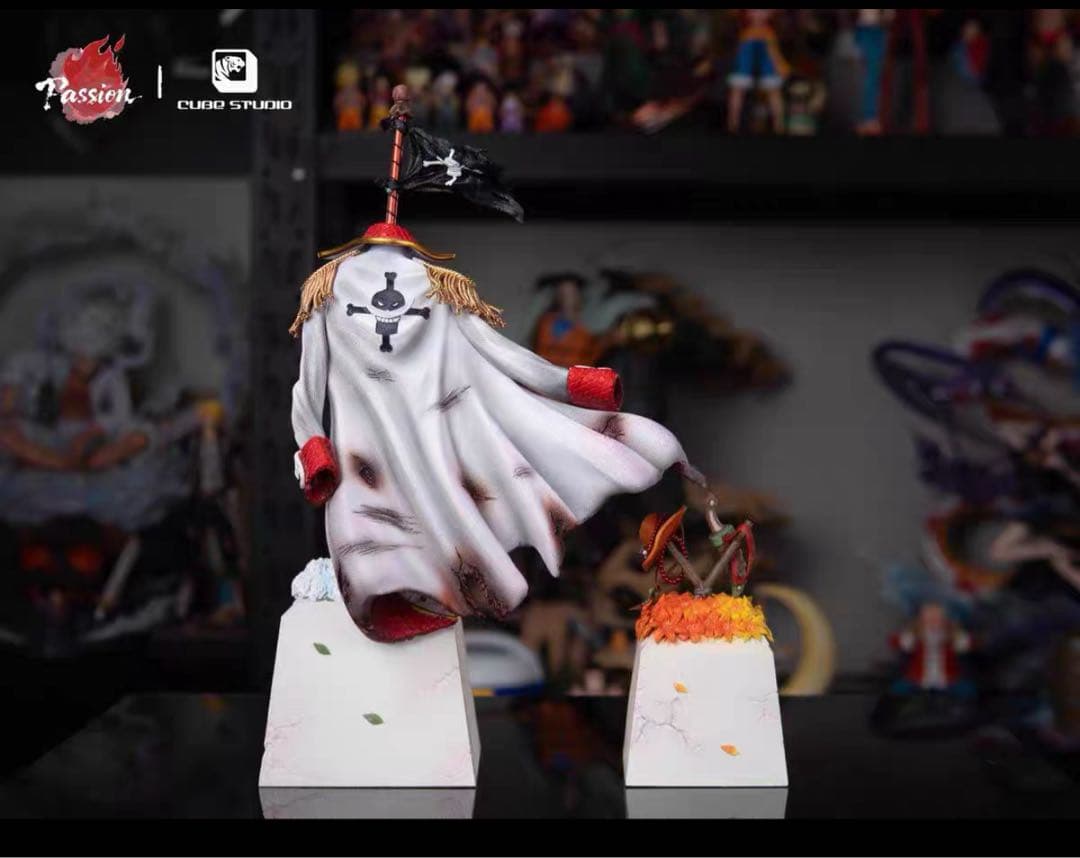 ワンピース　白ひげ　エースの墓　ガレージキット　フィギュア　完成品