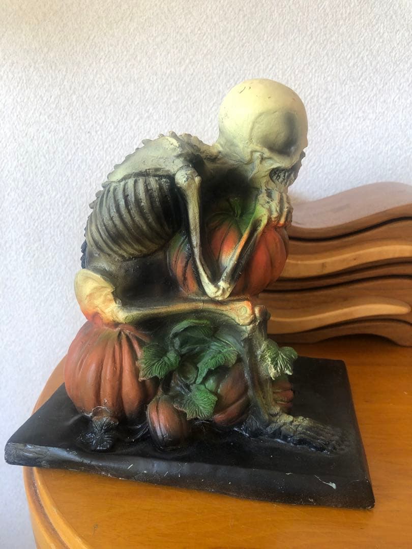 ビンテージ　スカル　髑髏　骸骨　ハロウィン　死神　50s モンスター　レトロ