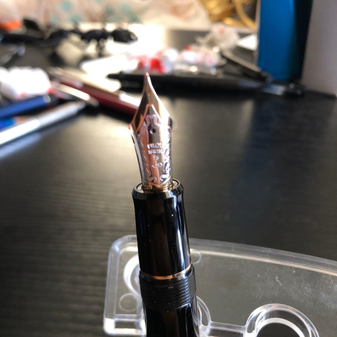 カスタム845 万年筆 M 中字エボナイト パイロット PILOT