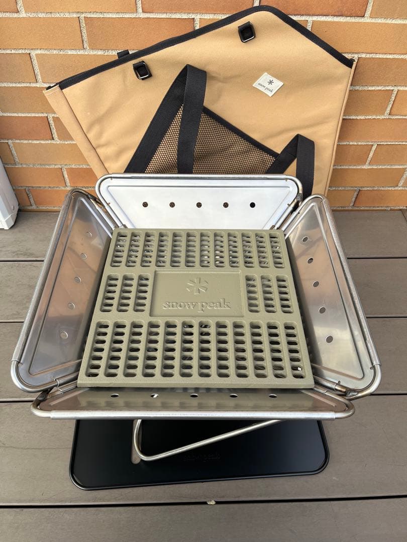 【新品】焚き火台L、ブリッジ、グローブもろもろセット