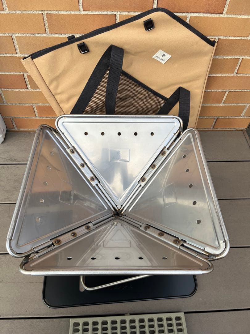 【新品】焚き火台L、ブリッジ、グローブもろもろセット