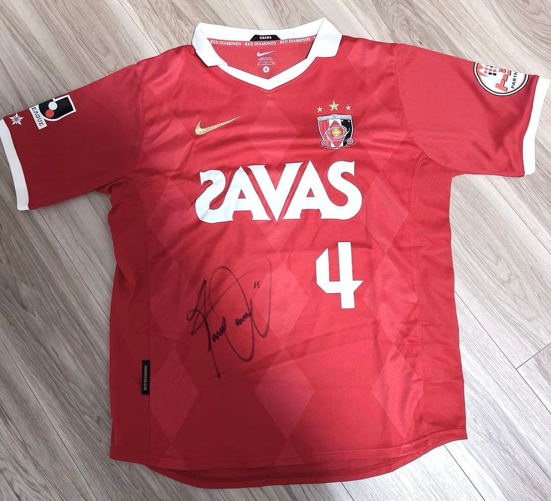 【直筆サイン】浦和レッズ2010スピラノビッチ背番号4ユニフォームNIKE 正規