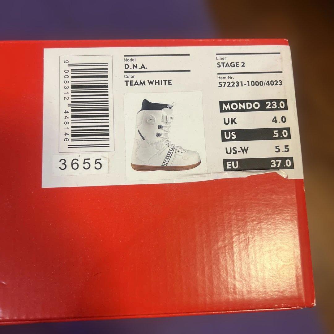2023.24 D.N.A. スノーボードブーツ チームホワイト 23.5