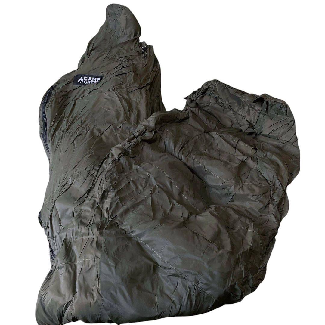 ☆寝袋 ダウン マミー型 アウトドア キャンプ 登山 防災用