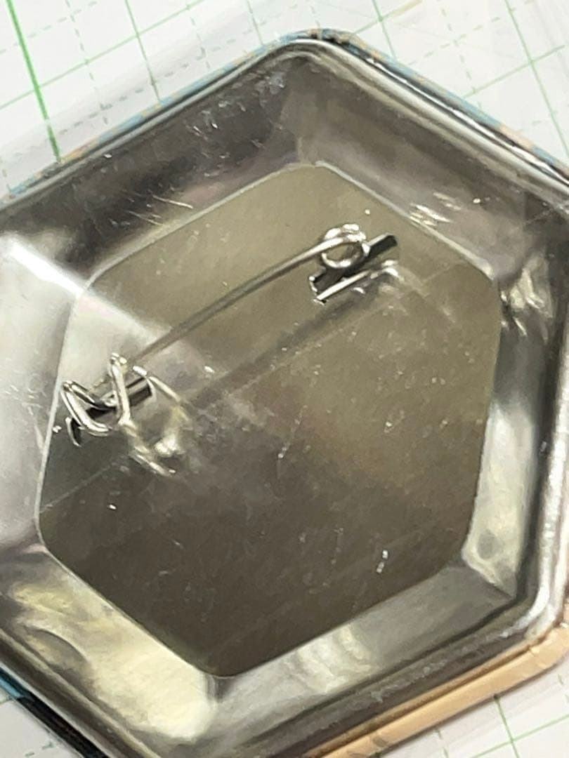 銀魂 一番カフェ 六角形 缶バッジ 坂田銀時　10点セット　まとめ売り