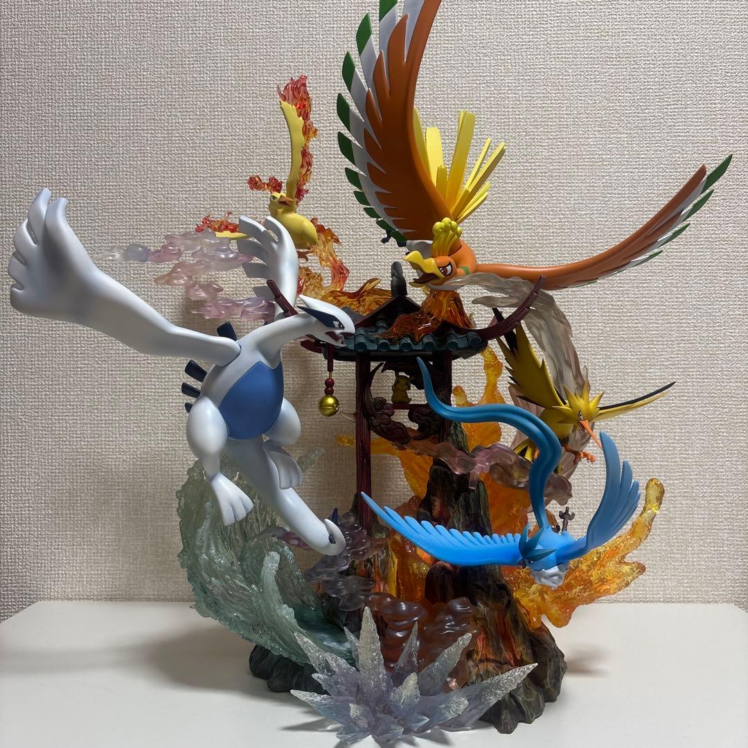 【完品・海外版】ポケモン スタチュー ホウオウ　ルギア　 超豪華版
