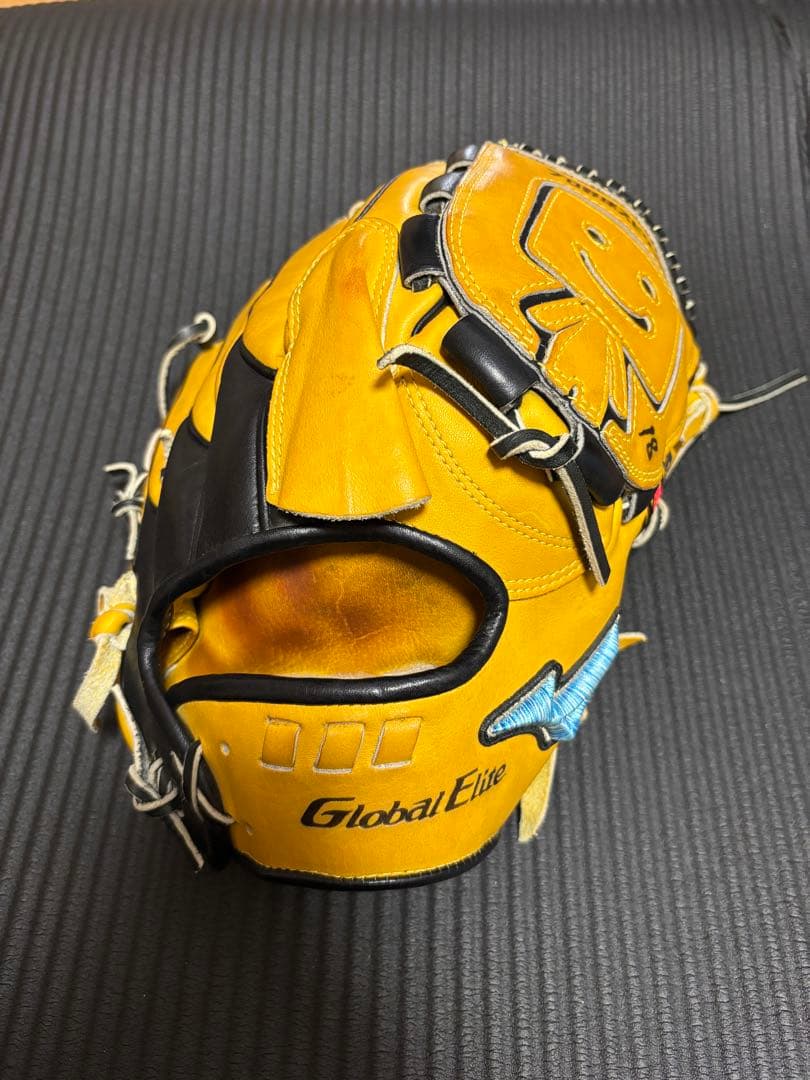 GlobalElite 野球グローブ イエロー