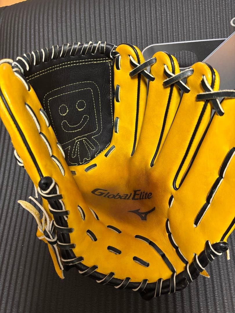 GlobalElite 野球グローブ イエロー