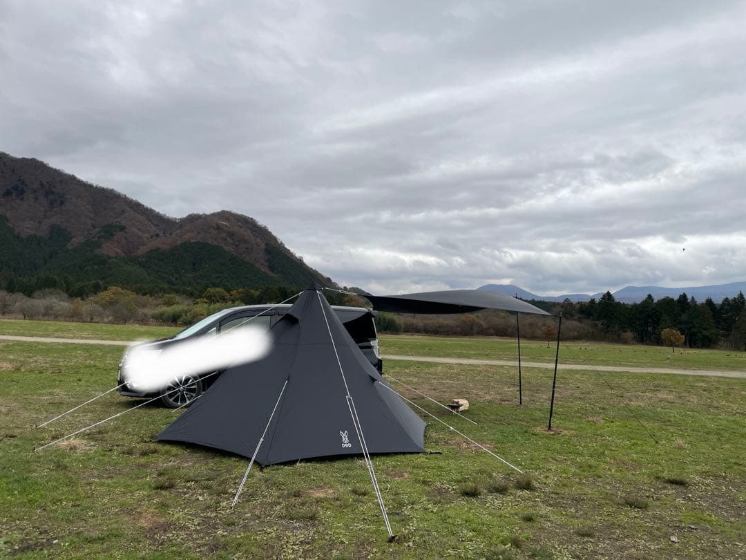 N*i様 DOD ONE POLE (M) ブラック キャンプテント