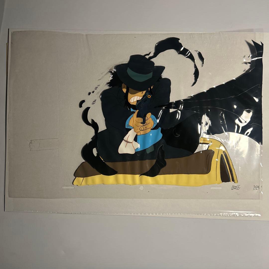 宮崎駿「ルパン三世　カリオストロの城」次元大介セル画