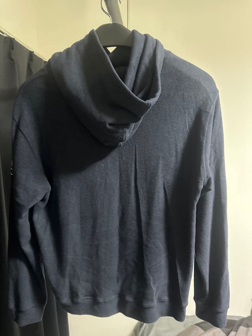 muta ライトニット プルオーバーパーカー ネイビー