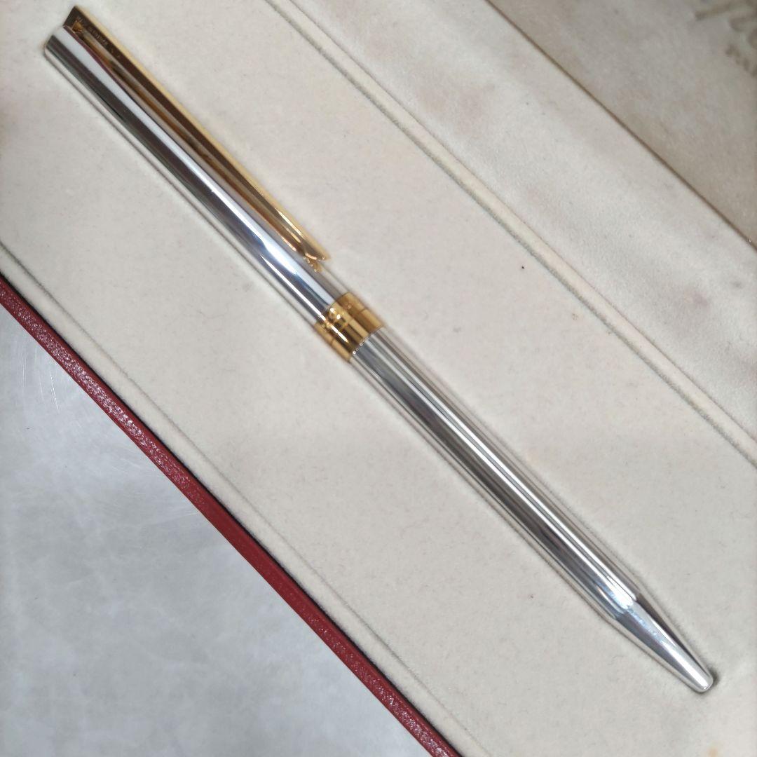 S.T.Dupont デュポン クラシック ボールペン シルバー×ゴールド