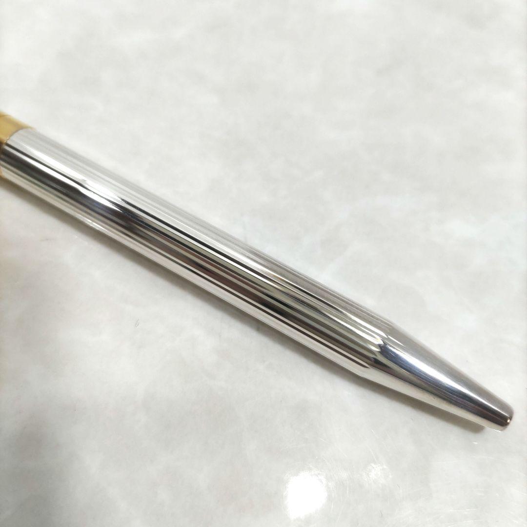 S.T.Dupont デュポン クラシック ボールペン シルバー×ゴールド