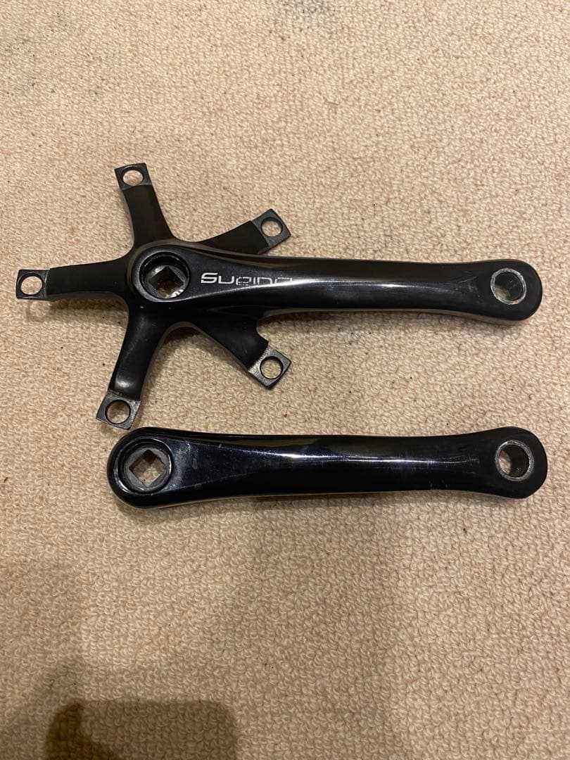 【165mm】スギノメッセンジャー ピスト 競輪 シングルスピード ブルーラグ