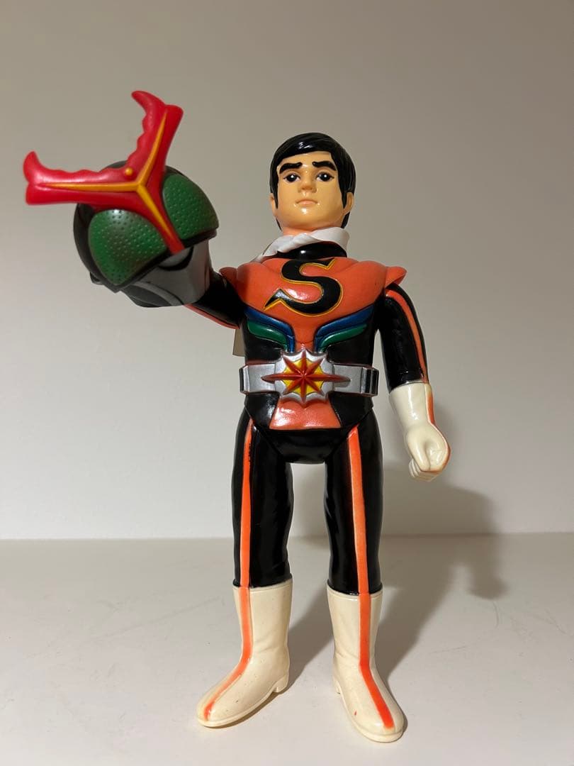 美品】　旧バンダイ　仮面ライダー　ストロンガー　当時物　面取れ　面とれ　メントレ