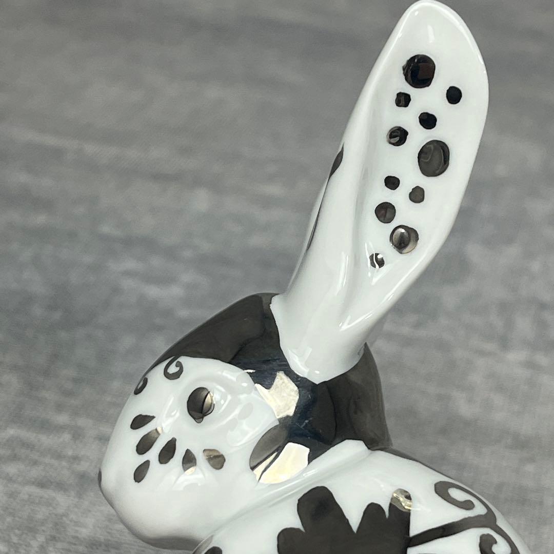 廃盤 LLADRO リアドロ Re-Deco リ・デコ バニー 白うさぎ 座って