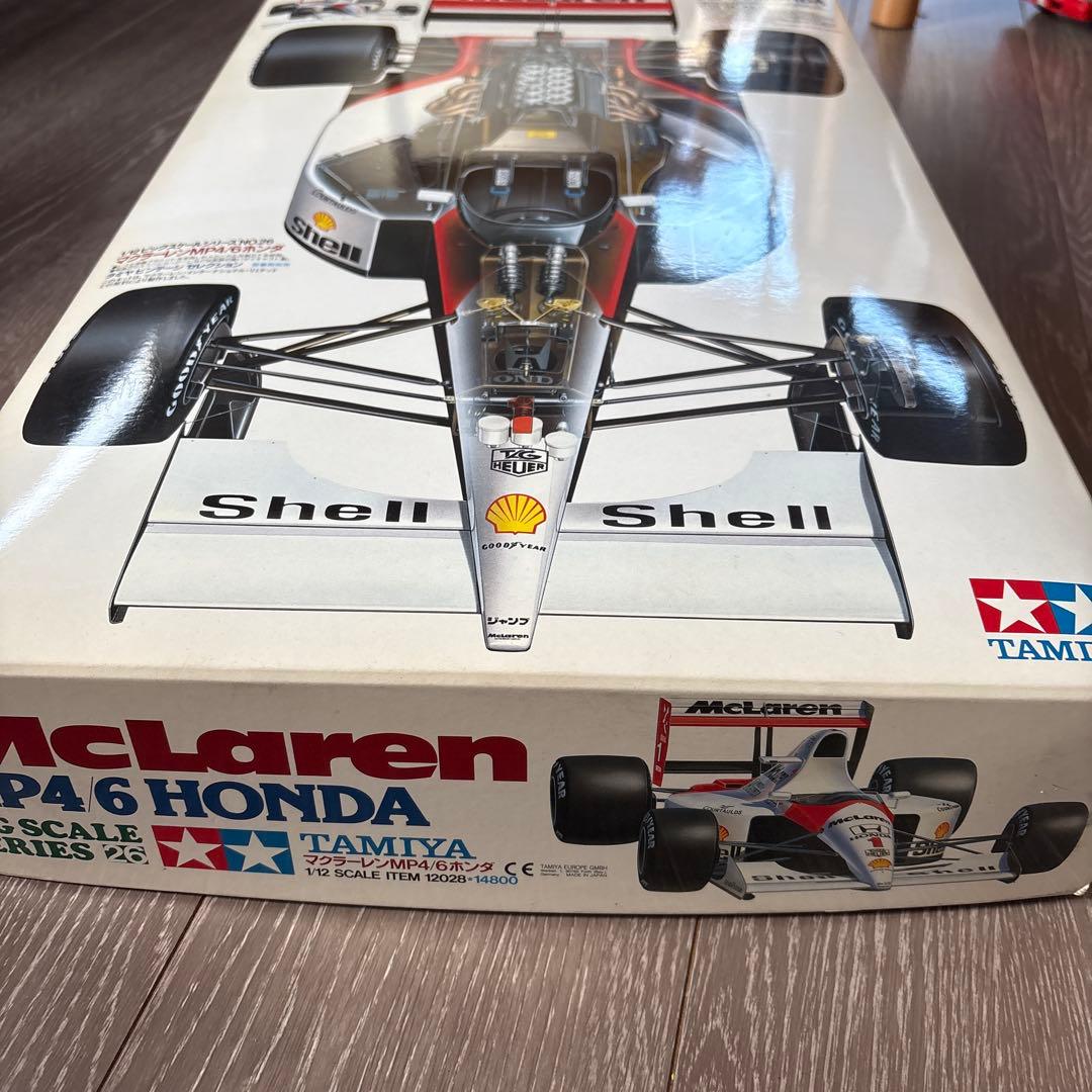 （2）説明書はコピー　田宮　マクラーレン MP4/6 Honda 1/12