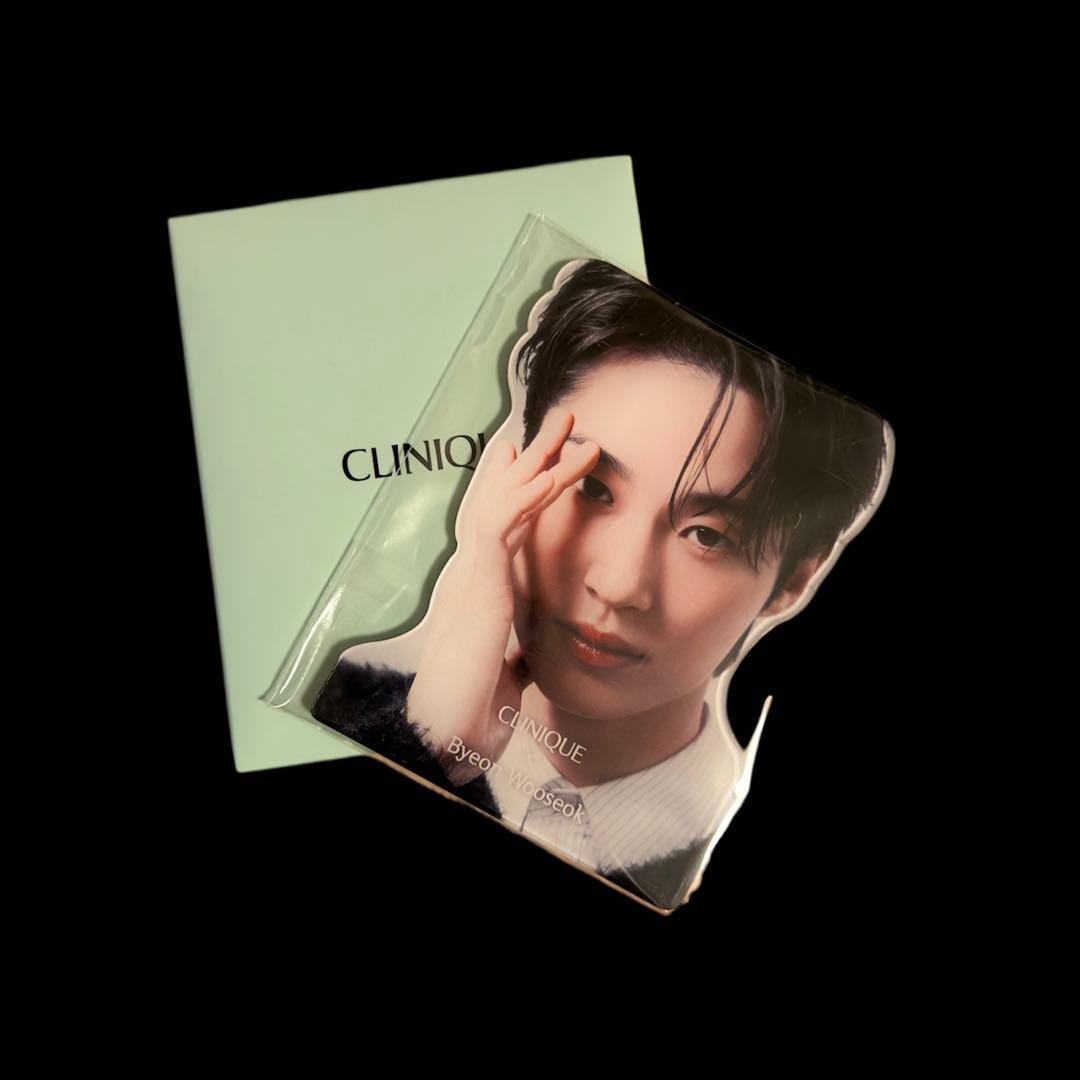 【未使用】CLINIQUE 特典ミラー　ピョンウソク