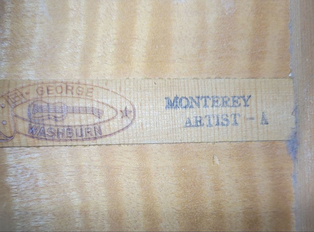 Washburn MONTEREY ARTIST-Aエレアコギター現状品